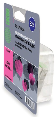Картридж светло-пурпурный Cactus CS-EPT0826