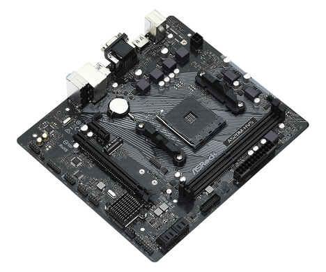 Материнская плата ASRock AM4 AMD A520 A520M-HVS