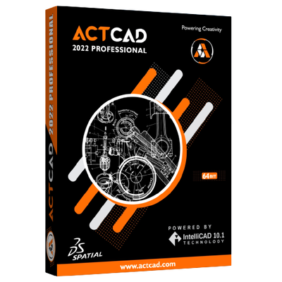 ActCAD 2022 (лицензия Professional), Live License