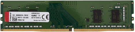 Оперативная память Kingston Desktop DDR4 3200МГц 4GB, KVR32N22S6/4, RTL