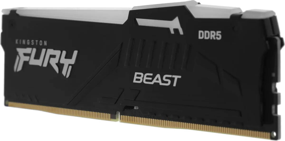 Оперативная память Kingston FURY Beast Black RGB EXPO 64GB 5200MHz DDR5 CL40, KF552C40BB2AK2-64, RTL