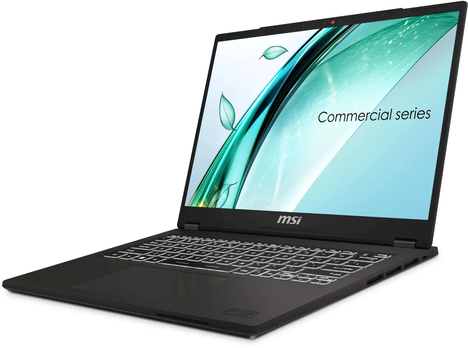 Ноутбук MSI Commercial 14 H A13MG-013RU Core i5 13420H 16Gb SSD512Gb Intel Iris Xe graphics 14" IPS FHD+ (1920x1200) Windows 11 Professional grey WiFi BT Cam (9S7-14L111-013)