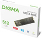 Внутренний твердотельный накопитель DIGMA Meta M6E 512GB