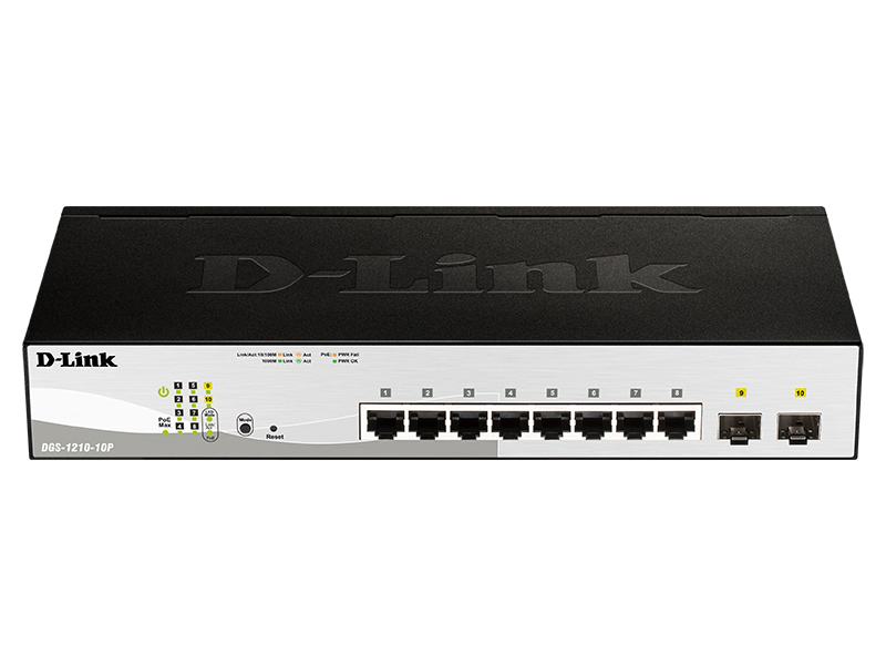 Коммутатор D-LINK DGS-1210-10P