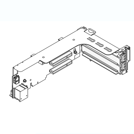 LENOVO Riser card bracket V3 2U x16/x8/x8 PCIe Gen5 Riser 1/2
