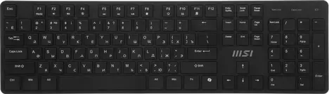 Клавиатура + мышь MSI Forge K200 w Combo MS-8ZA4 клав:черный мышь:черный USB беспроводная (S11-43RU304-Y92)