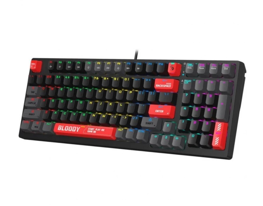 Клавиатура A4tech Bloody S98 RED, цвет черный