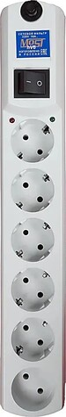 Сетевой фильтр Most Сетевой фильтр HV6 2м (6 розеток)