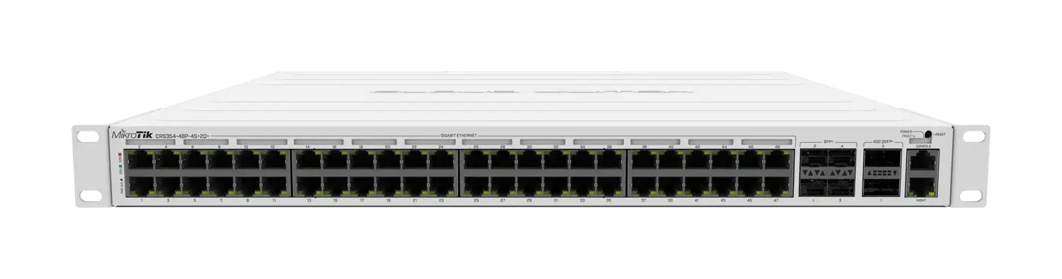 Коммутатор MikroTik CRS354-48P-4S+2Q+RM