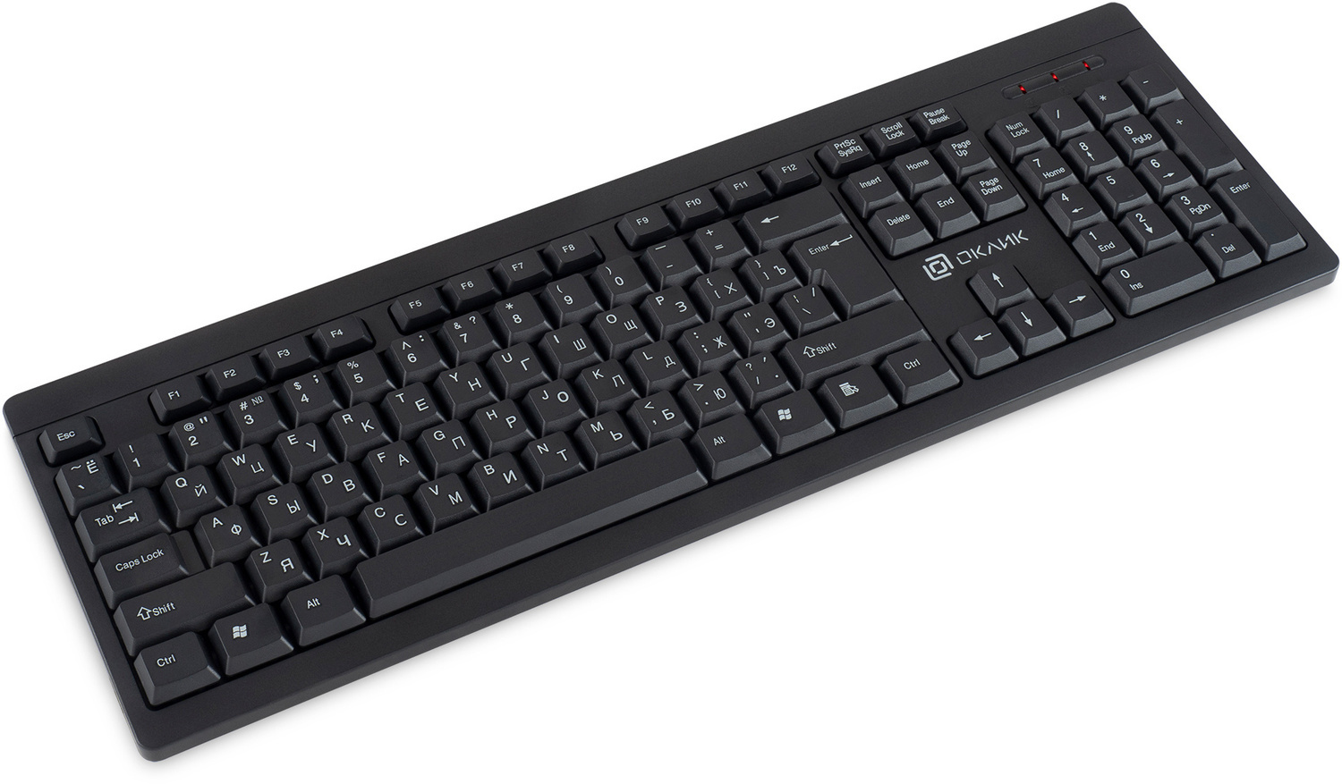 Клавиатура Oklick USB 95KW 1788287, цвет черный