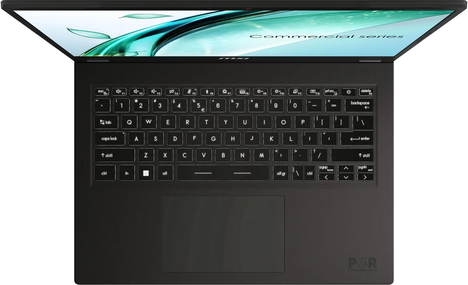 Ноутбук MSI Commercial 14 H A13MG-013RU Core i5 13420H 16Gb SSD512Gb Intel Iris Xe graphics 14" IPS FHD+ (1920x1200) Windows 11 Professional grey WiFi BT Cam (9S7-14L111-013)