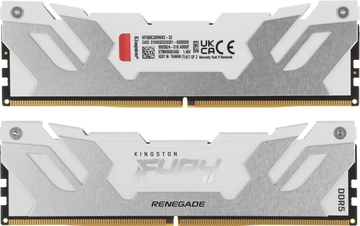 Оперативная память Kingston FURY Renegade White XMP 32GB 8000MT/s DDR5 CL38 (Kit of 2), KF580C38RWK2-32, RTL