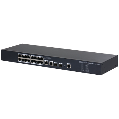Коммутатор Dahua 20-Port Managed Gigabit Non-PoE Switch, Metal case