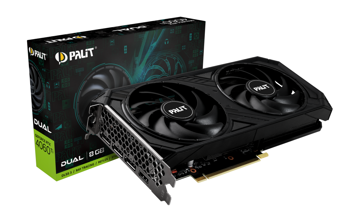 Видеокарта Palit GeForce RTX 4060 Ti 8 ΓБ Retail