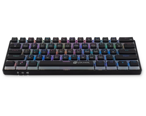 Клавиатура Oklick KeyBoard K763W 1920548, цвет черный