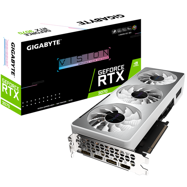 

Видеокарта Gigabyte GeForce RTX 3070 8 ΓБ Retail