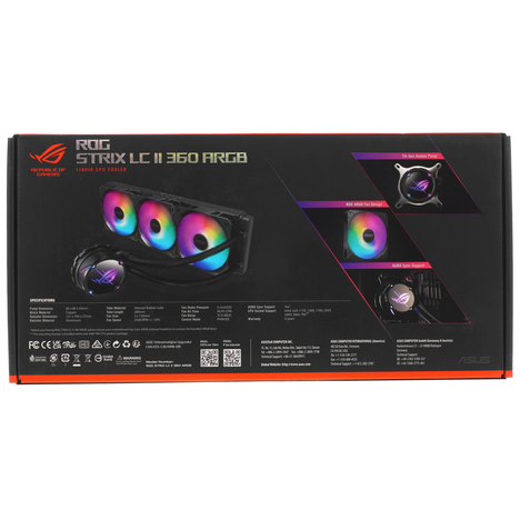 Кулер Процессорный ASUS ROG STRIX LC II 360 ARGB
