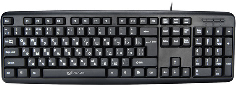 Клавиатура Oklick KeyBoard 180V2 1185956, цвет черный