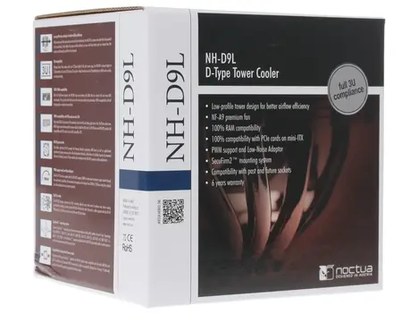 Кулер Процессорный Noctua CPU Cooler NH-D9L Beige/Brown
