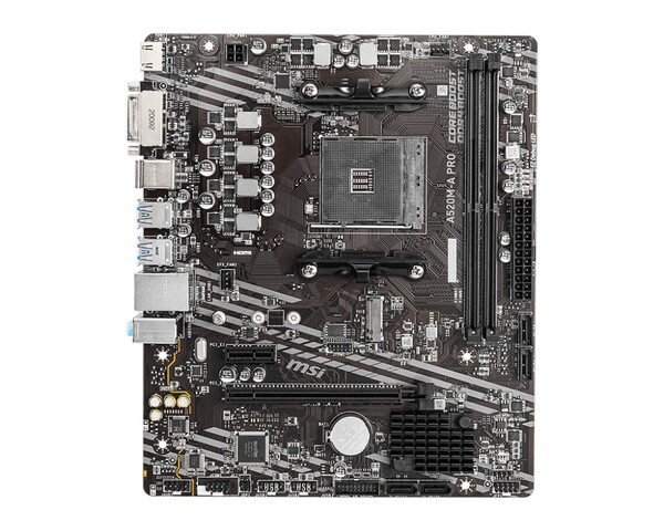 

Материнская плата MSI AMD A520 A520M-A PRO