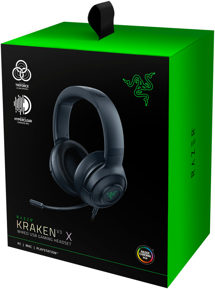 Гарнитура Razer Kraken V3 X, цвет черный