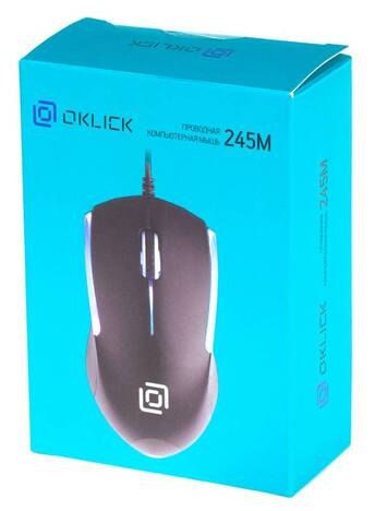 Мышь Oklick Мышь 245M 471479, цвет черный