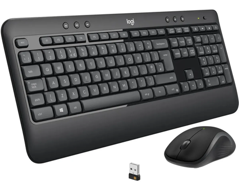 Клавиатура+мышь Logitech MK540 Advanced 920-008686, цвет черный