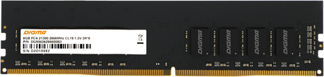 Оперативная память DIGMA DDR4  8Gb, DGMAD42666008D, RTL