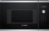 

Микроволновая печь Bosch BFL524MS0 20л. 800Вт нержавеющая сталь/черный (встраиваемая)