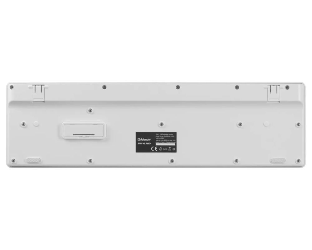 Клавиатура+мышь Defender Auckland C-987 45987, цвет белый