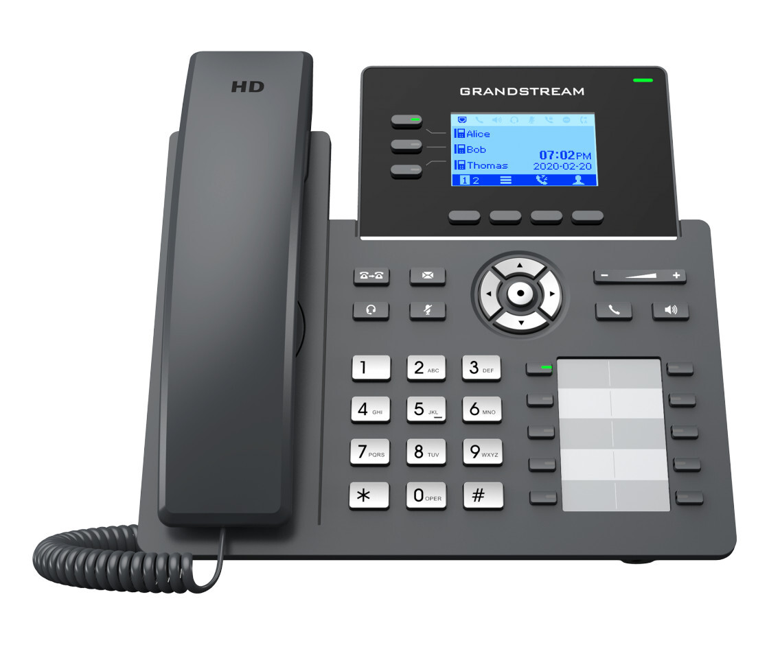 IP-телефон с Gigabit Ethernet Grandstream Телефон IP GRP-2604