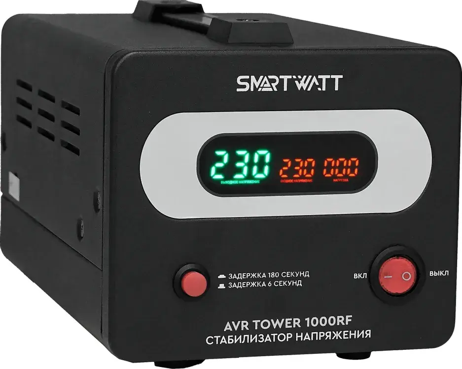 Стабилизатор напряжения SMARTWATT AVR TOWER 1000RF 1000ВА
