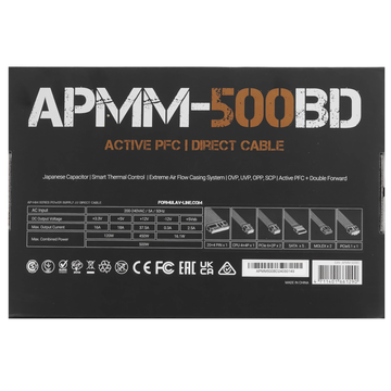 Блок питания FORMULA BD 80+ Bronze APMM-500BD 80+ bronze