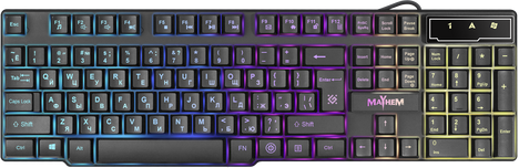 Клавиатура Defender Mayhem GK-360DL 45360, цвет черный