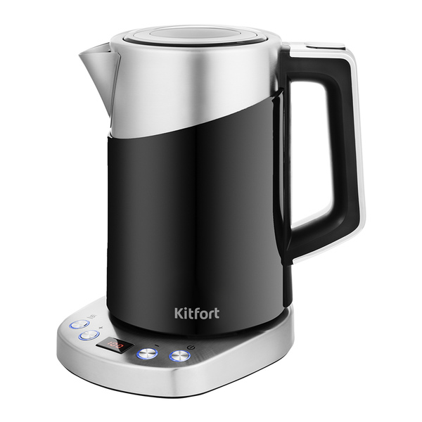 

Чайник электрический KITFORT КТ-660-2, 2200Вт, черный