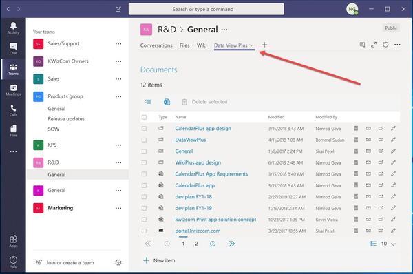 

KWizCom List View Plus App (SPFx)