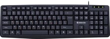 Клавиатура Defender Concept HB-164 45164, цвет черный