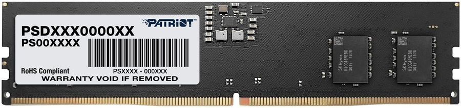 Оперативная память Patriot Desktop DDR5 5200МГц 8GB, PSD58G520041, RTL