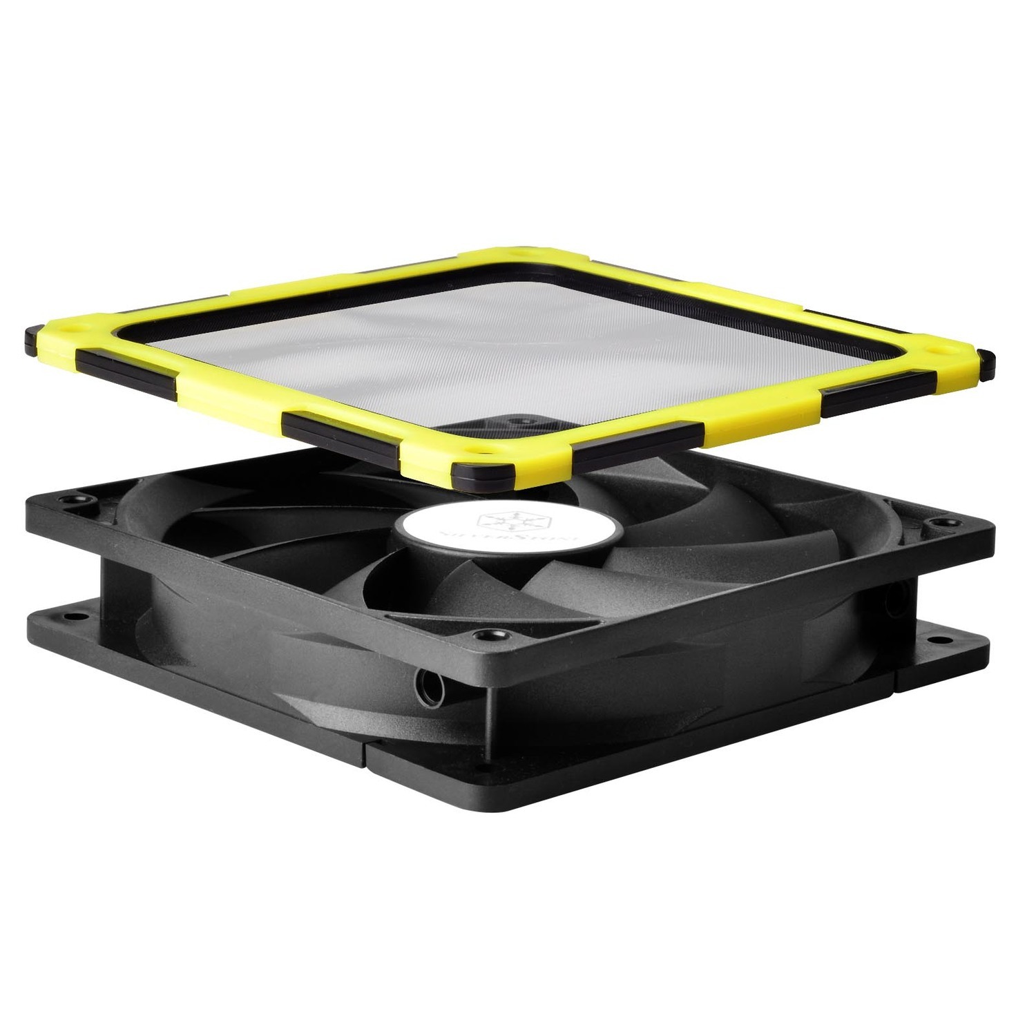 Система охлаждения Silverstone Вибропоглощающий силиконовый фильтр вентилятора FF124