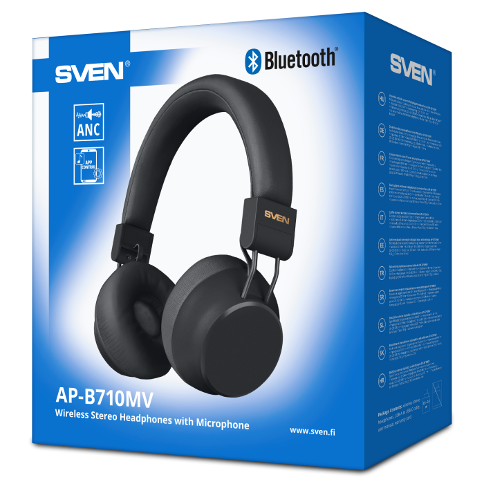 Bluetooth-гарнитура SVEN AP-B710MV, цвет черный