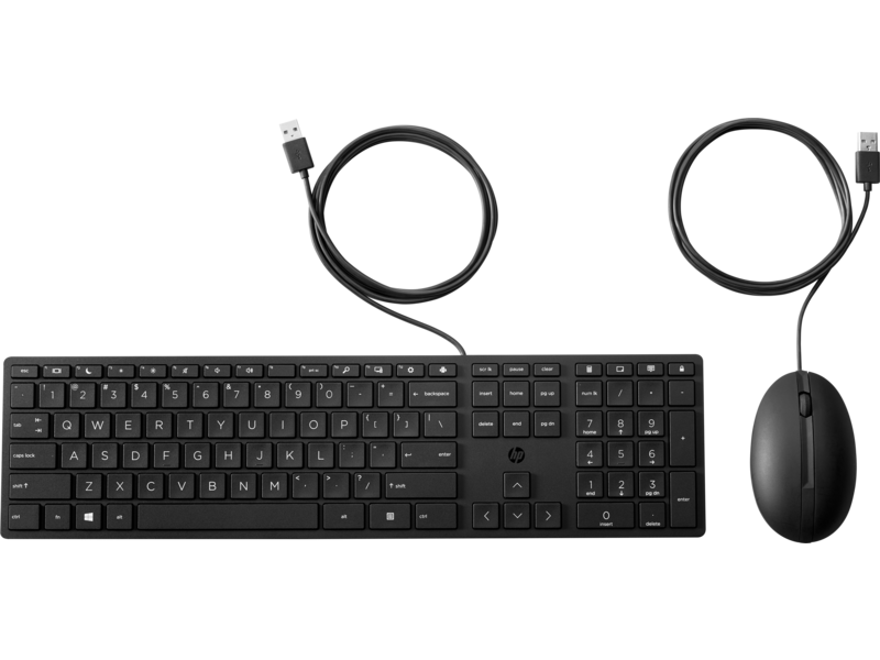 Клавиатура+мышь HP Inc. 320MK 9SR36AA#ACB, цвет черный