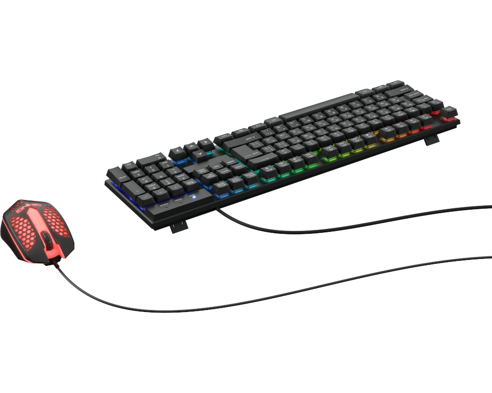 Клавиатура+мышь Oklick KB+M 400GMK 1546779, цвет черный