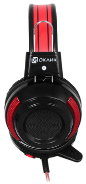 Наушники Oklick HS-G300 ARMAGEDDON, цвет красный/черный