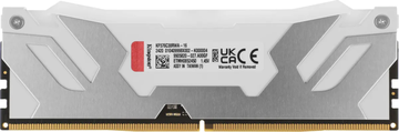 Оперативная память Kingston FURY Renegade RGB White XMP 16GB 7600MT/s DDR5 CL38, KF576C38RWA-16, RTL