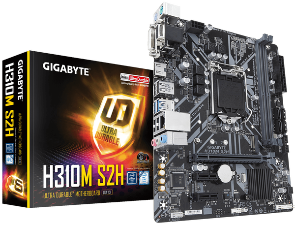 

Материнская плата Gigabyte H310M S2H Soc-1151v2 Intel H310 2xDDR4 mATX AC`97 8ch(7.1) GbLAN+VGA+DVI+HDMI