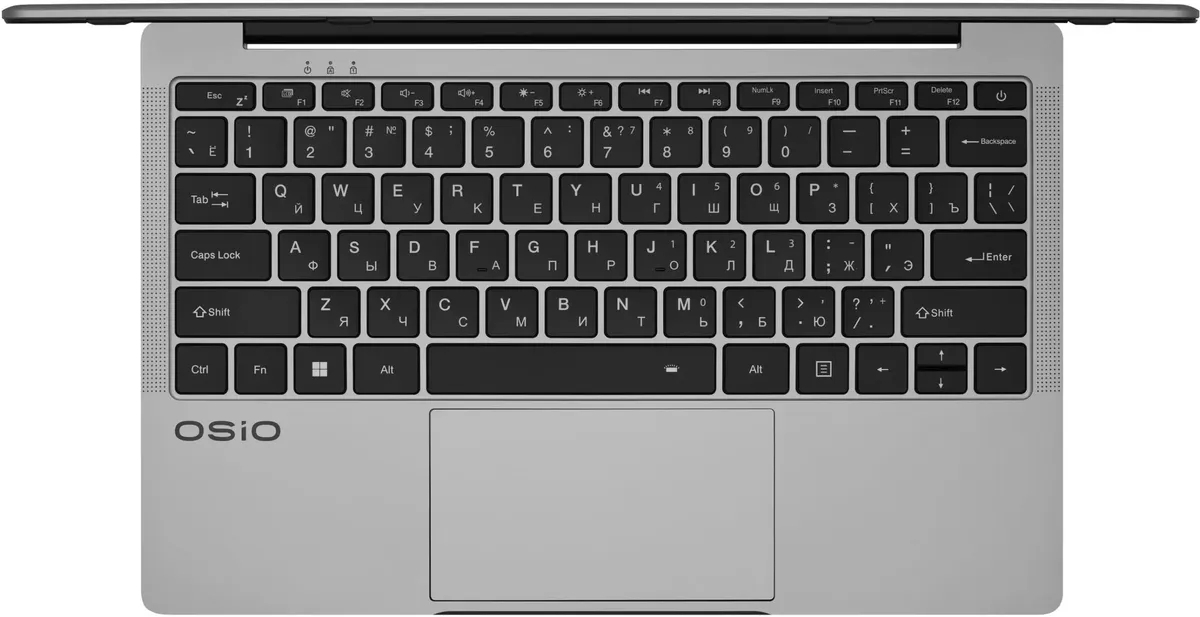 Ноутбук Osio FocusLine F140a-008 Ryzen 5 5560U 16Gb SSD512Gb AMD Radeon 14" IPS FHD (1920x1080) noOS grey WiFi BT Cam 6000mAh