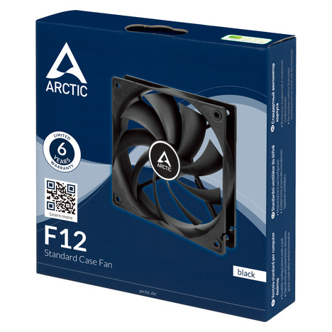 Вентилятор ArcticCooling для корпуса F12 Black