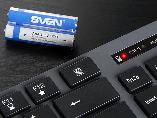 Клавиатура SVEN KB-E5300W SV-021139, цвет черный