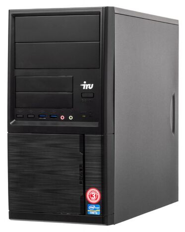 ПК IRU Corp 312 MT PG G6405 (4.1) 4Gb 4Tb+500Gb UHDG 610 Free DOS GbitEth 400W черный