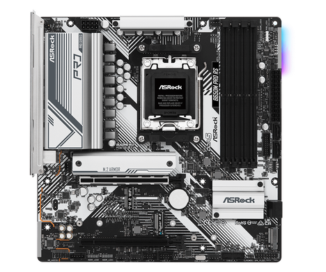 Материнская плата ASRock AM5 AMD B650 B650M PRO RS